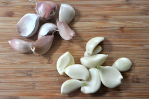garlic cloves.