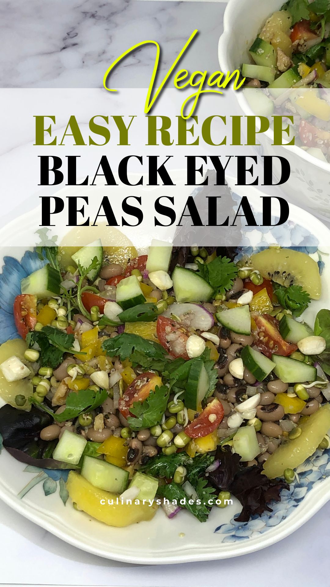 Black Eyed Pea Salad pin
