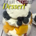Fruit cream dessert pin.