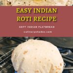 Easy Indian Roti Recipe Pin.