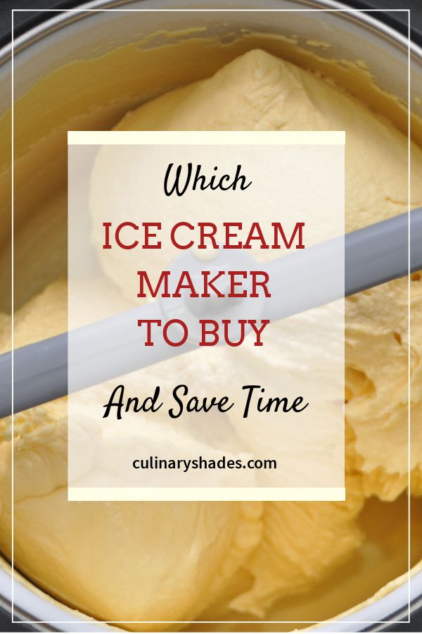 Which ice cream maker to buy pin