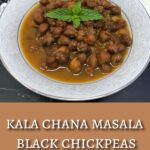Black chickpeas curry pin.