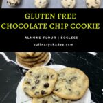 gluten free chocolate chip cookies pin.