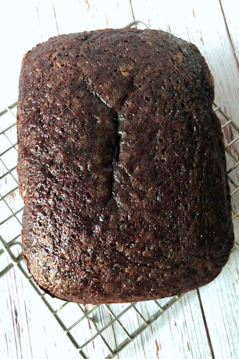 bread machine chocolate cake.