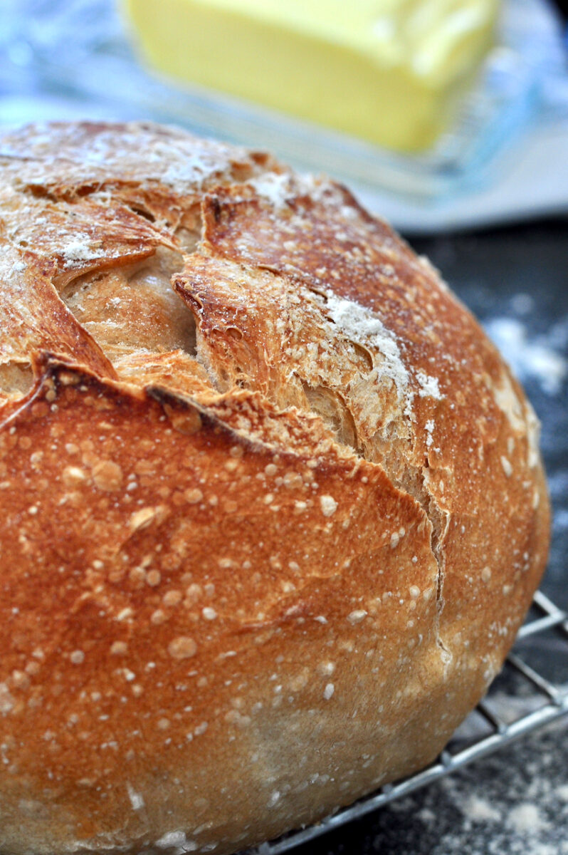 sourdough bread closeup