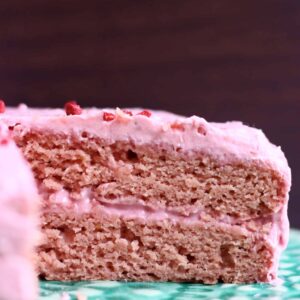 strawberry cake.