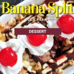 banana split ice cream.