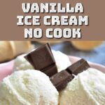 vanilla ice cream.