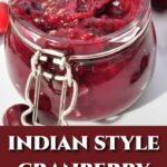cranberry chutney.