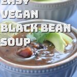 black bean soup.