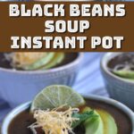 black bean soup.