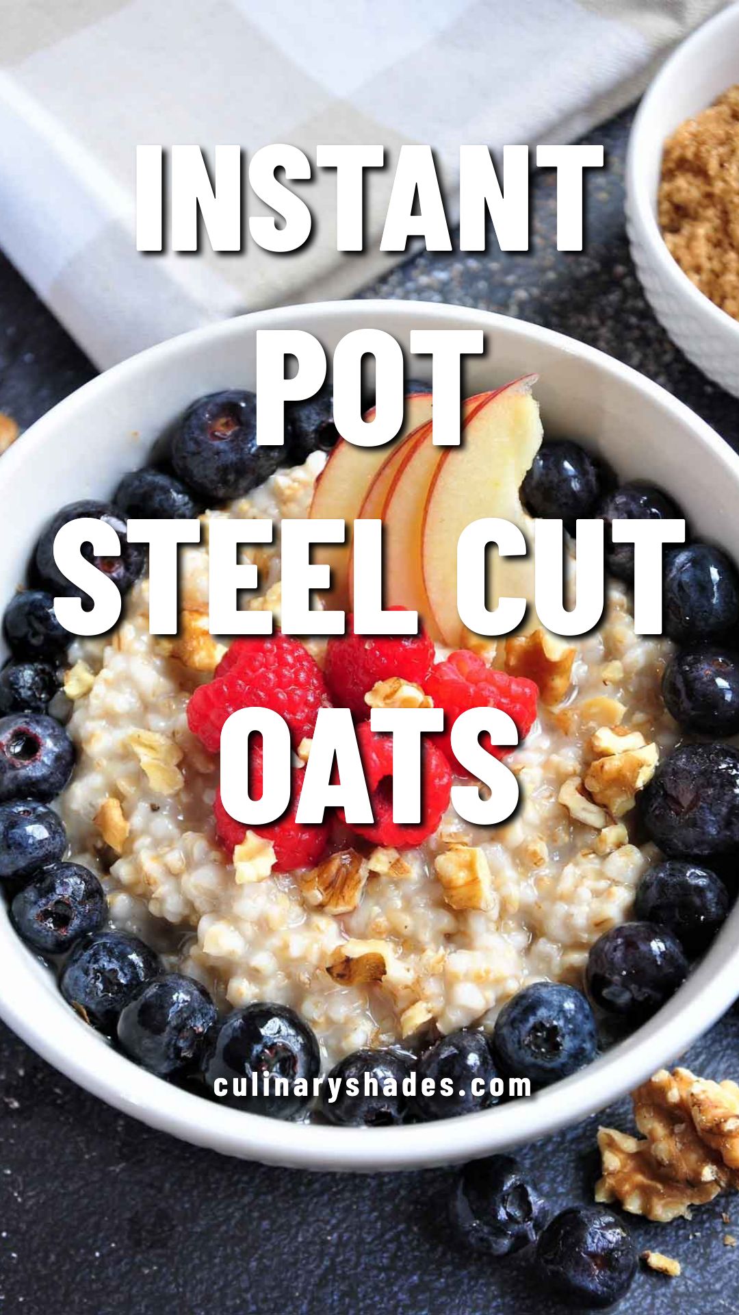 instant pot steel cut oats.