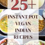 instant pot vegan indian recipes pin.