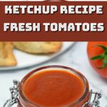 Instant pot tomato ketchup in a jar.