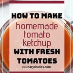 Instant pot tomato ketchup in a jar.