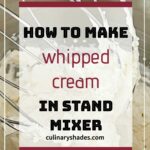 Whipped cream.