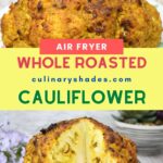 Whole roasted cauliflower.