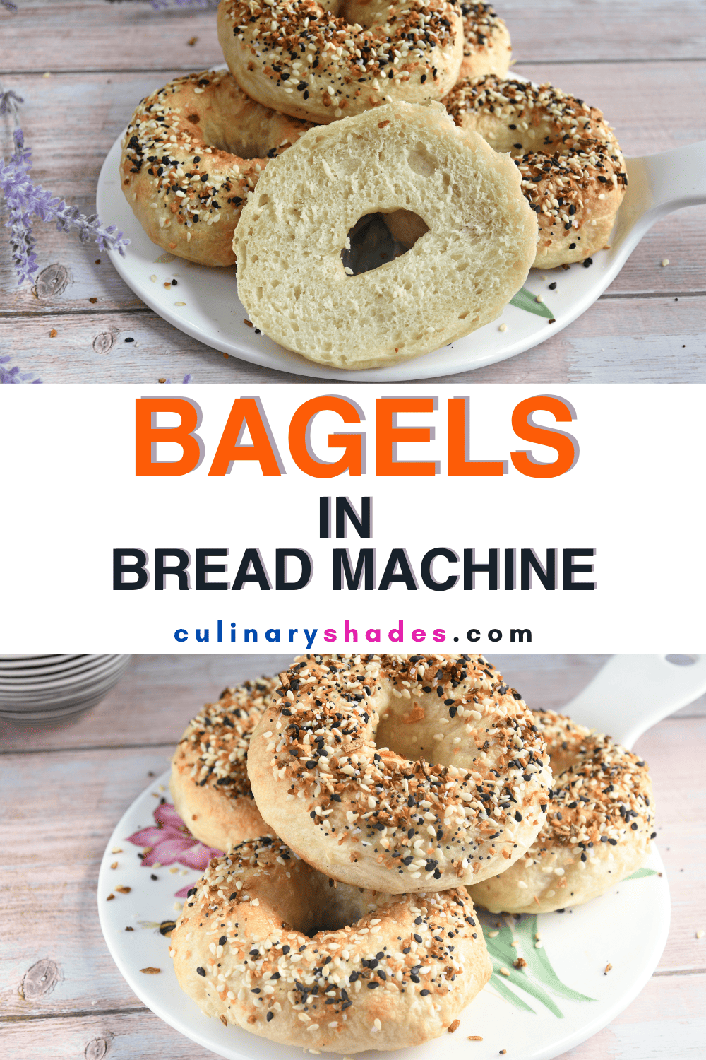 Bread Machine bagels pin.