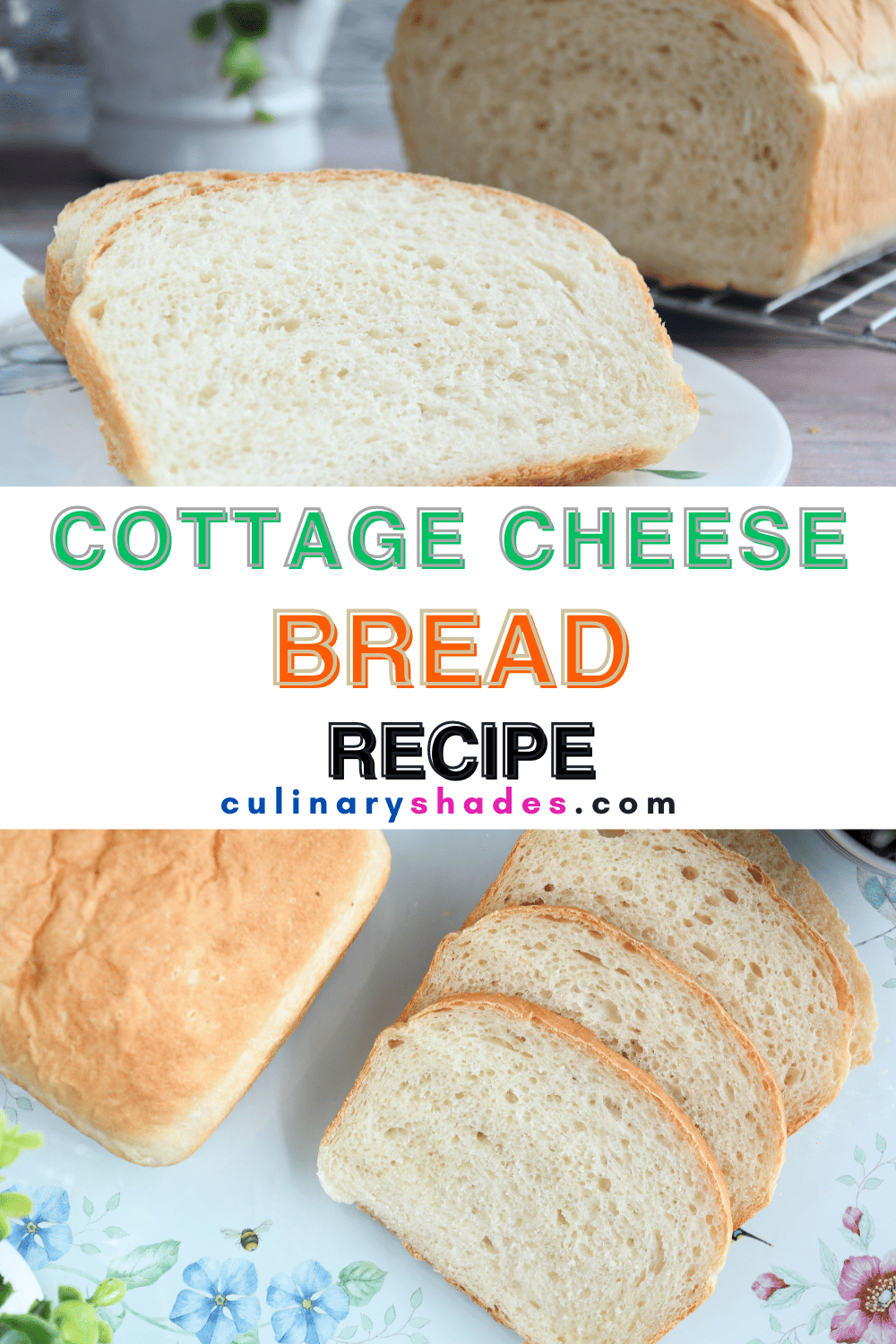 Cottage cheese bread pin.