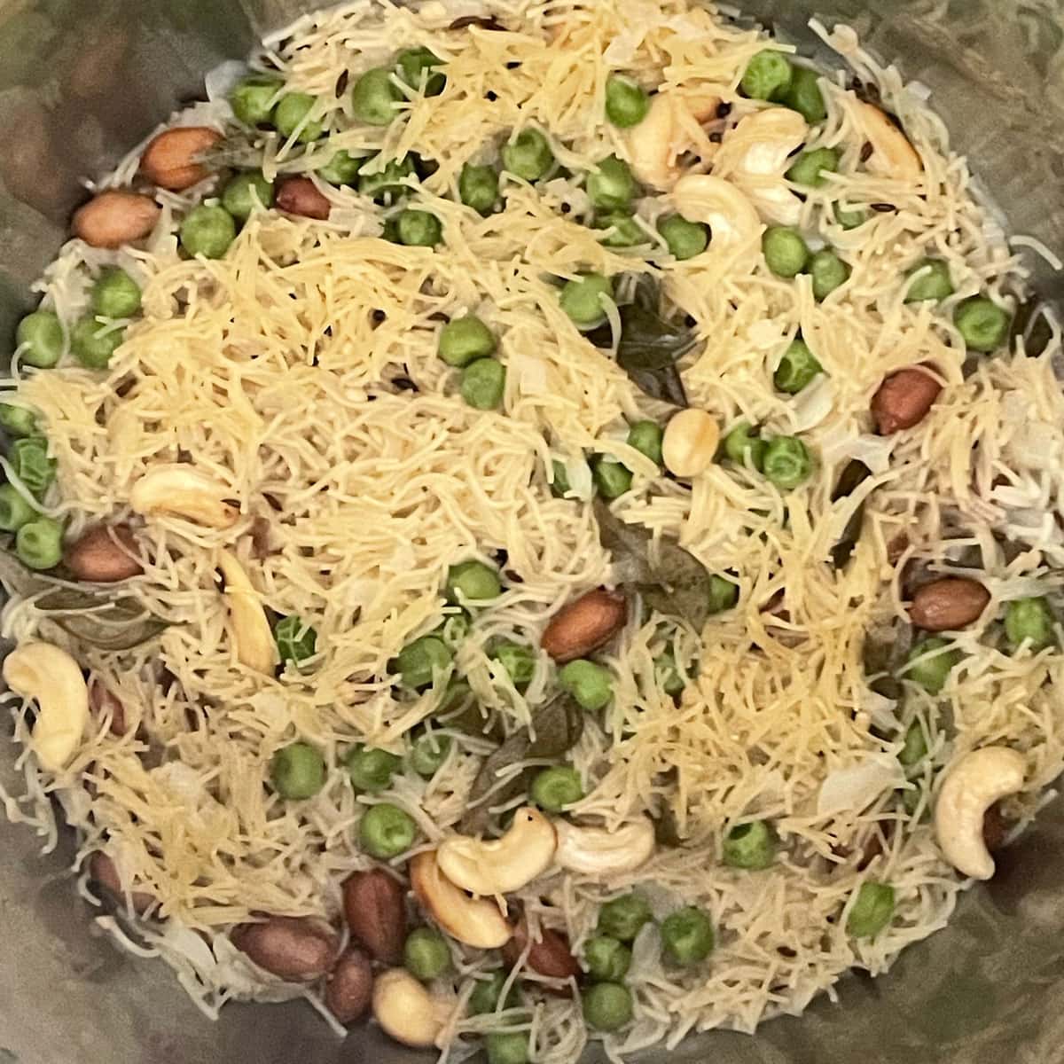 Vermicelli Upma cooked in instant pot.