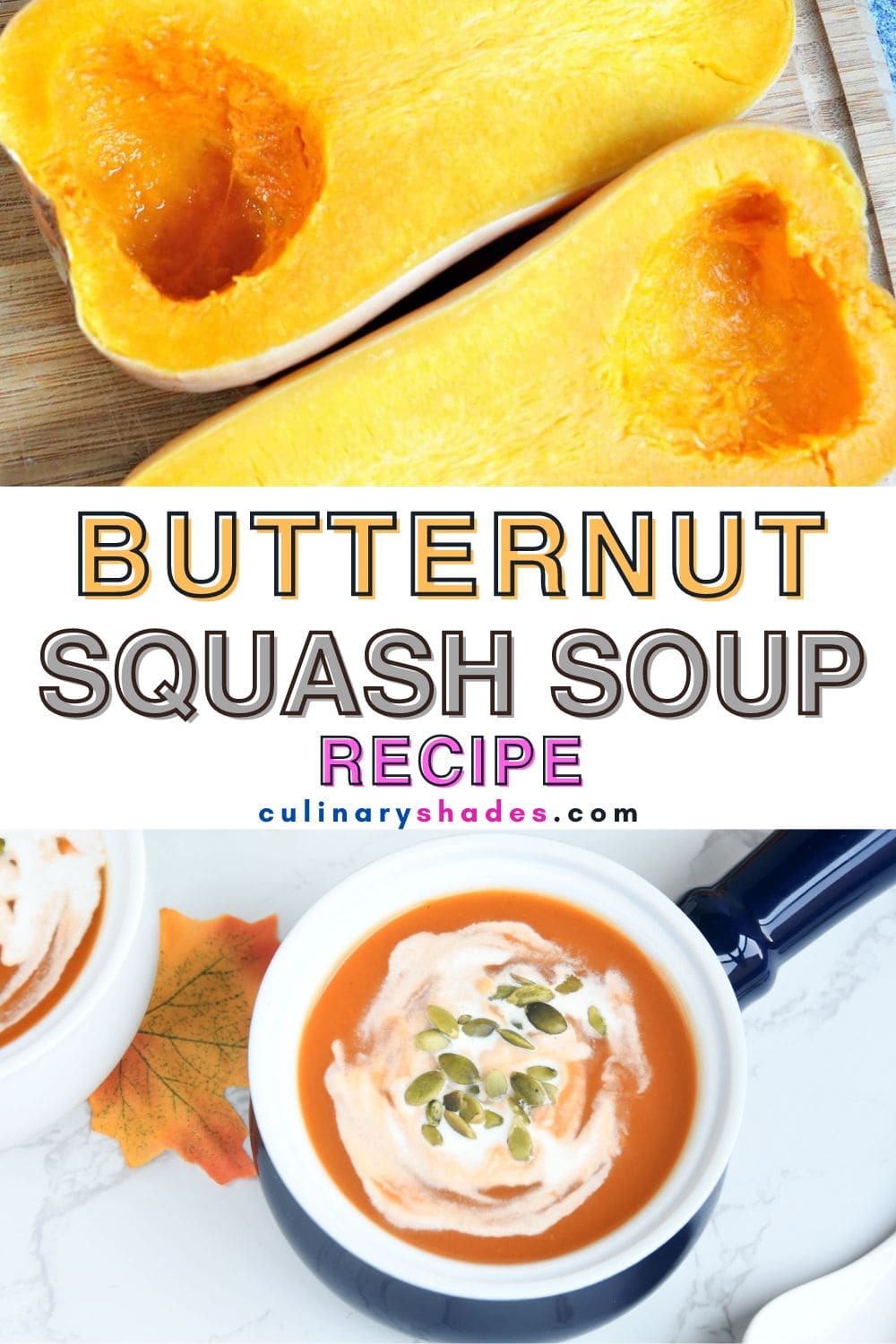 Butternut Squash Soup in a bowl.