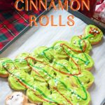 Christmas tree cinnamon rolls.